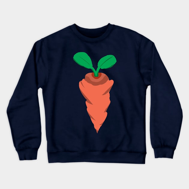 Carrot Crewneck Sweatshirt by sarkch